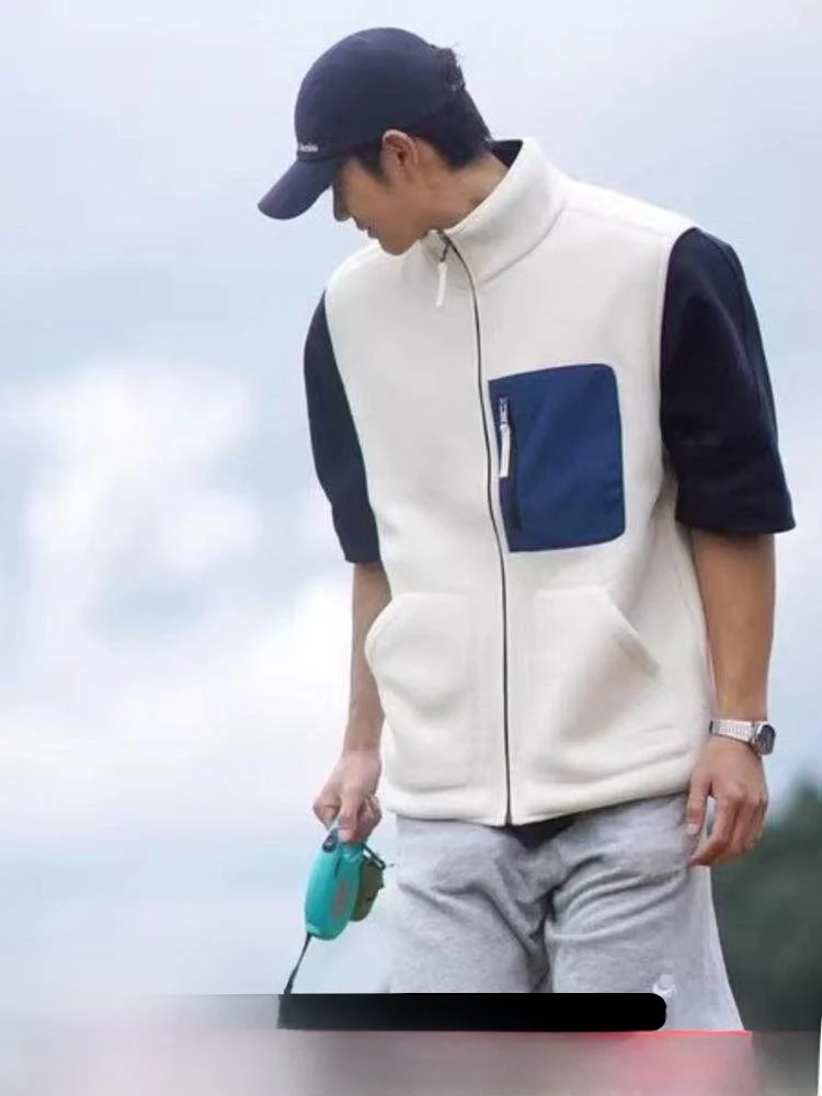 

Теплый жилет Fce, 3D индивидуальный профессиональный уличный жилет для пар, осень-зима, мужской и женский жилет-стойка с застежкой-молнией...