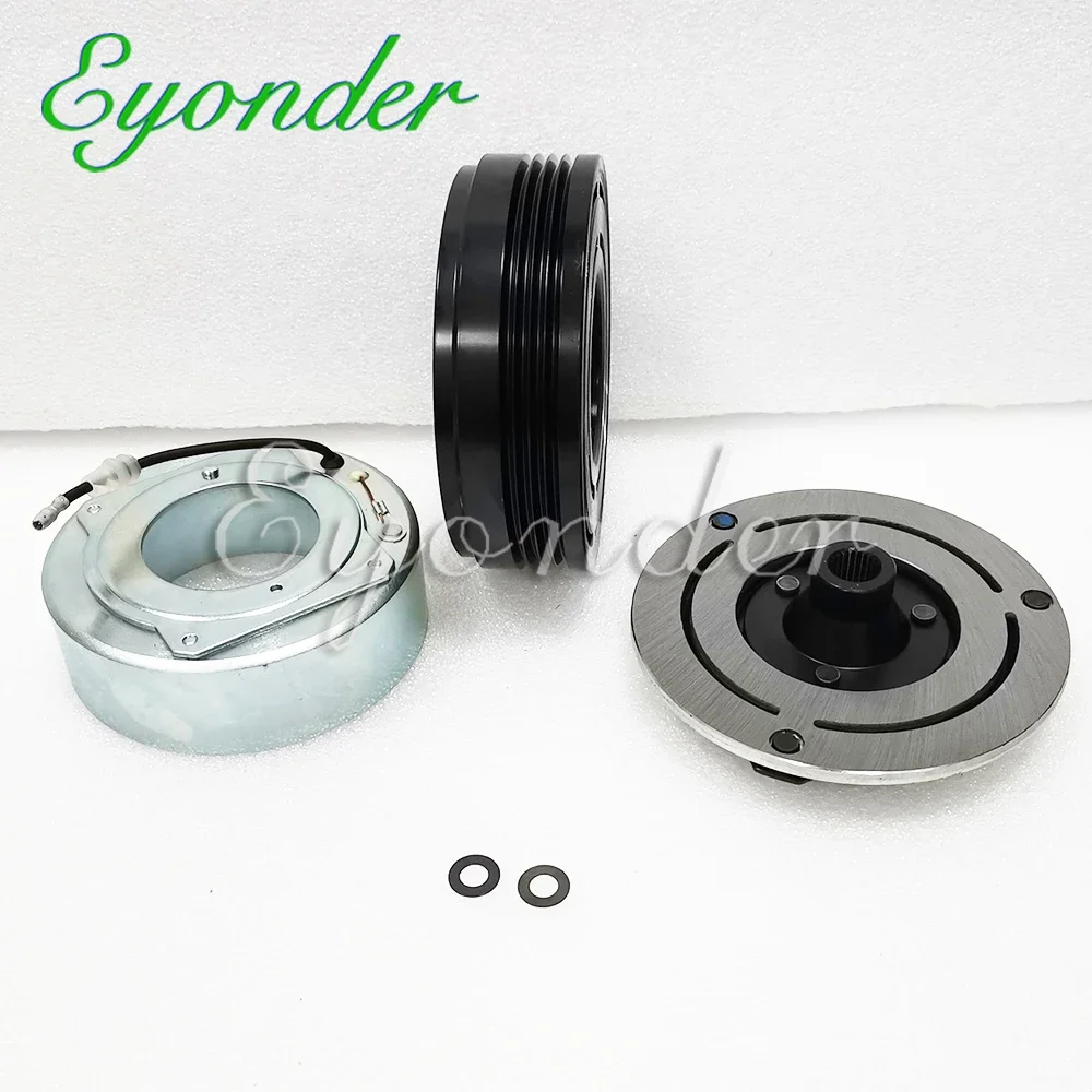 AC A/C Air Conditioning Compressor Clutch Pulley For BMW X5 E53 E70 3.0 3.0D 3.5D X6 E71 30D 35D 64509121759 64509121761