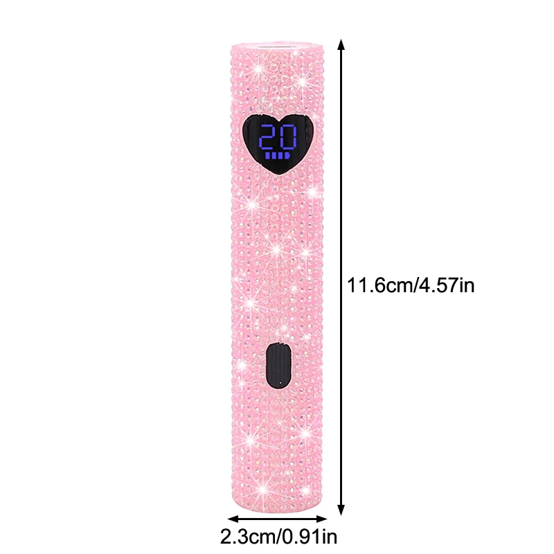 Draagbare handheld mini-nagellamp voor gellak Sneldrogende zaklamp Pen USB-nageldroger Machine Type-C Opladen UV LED-nagellamp