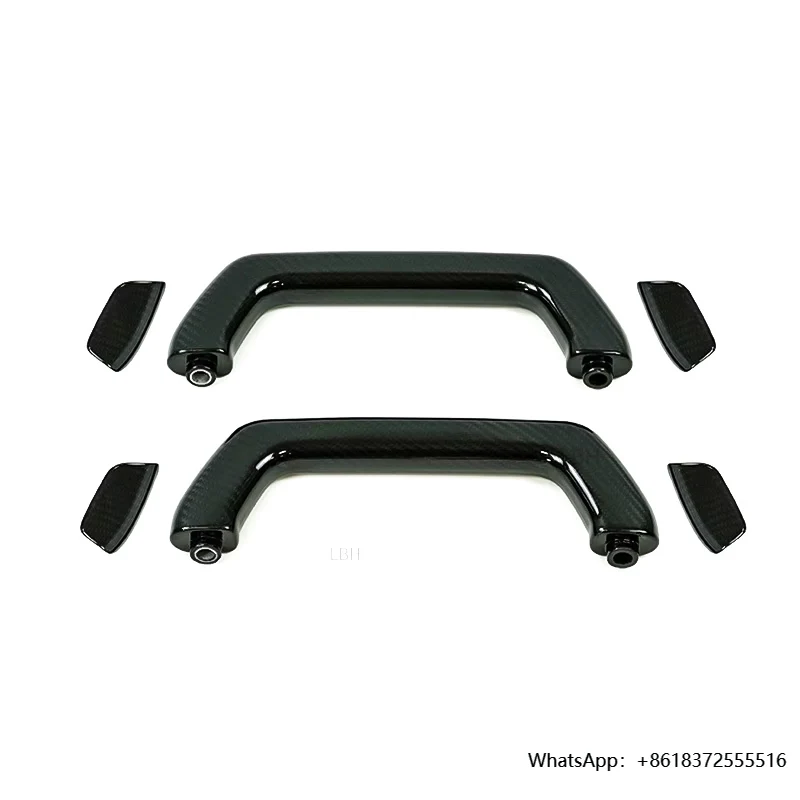 

daFor Land Rover Defender 90 110 L663 Car Inner Handle Carbon Fiber Car Rear Handle High Quality Car Interior Accessories