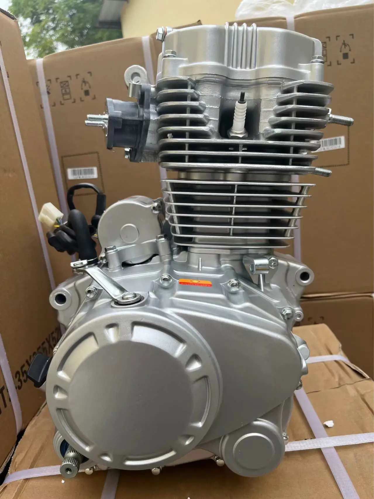 New 150cc 1 Cylinder 4 Stroke Motorcycle Engine Assembly Air & Water Cooled 5 Gear Aluminum Alloy Sale