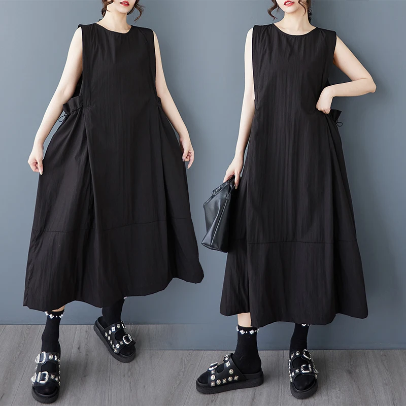 Letnia Nowość Elegancka Luźna Wyszczuplająca Koszulka na Ramiączkach Plus Size Modna Uniwersalna Casualowa Do Dojazdów do Pracy