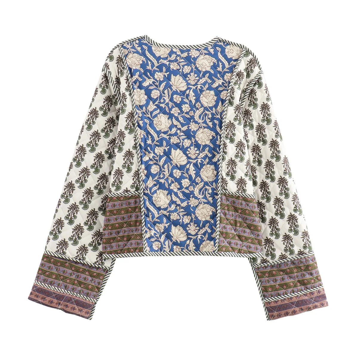 Autumn/winter New Product - Elegant Women's Fashion Double-Sided Printed Jacquard Cotton Coat for Layering
