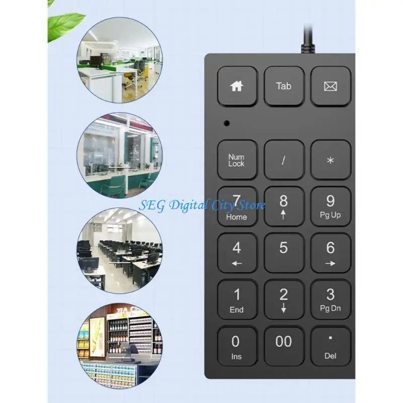U75b Universal USB Numeric Pad for N28Keyboard Financial Application Dist