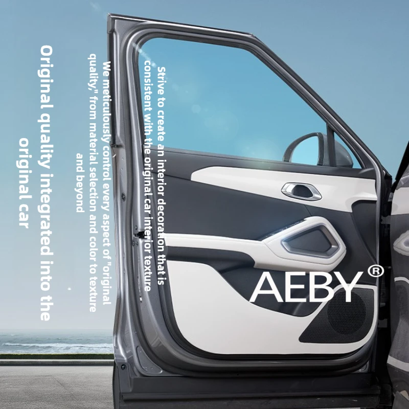 

AEBY For BYD Atto 2 Smart Driving Edition 2024-2025 Anti-Scratch Kick Panel Cover,Anti-Dirty Protection Film,Protection Film Set
