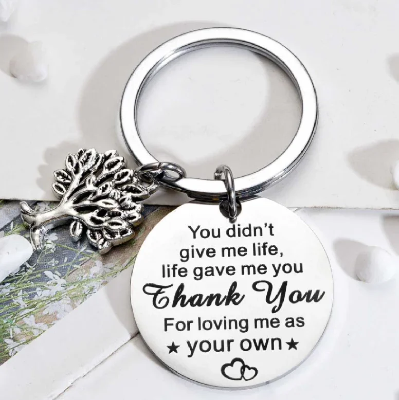 A Motivational Stainless Steel Keychain That Can Be Given To Family and Friends As A Gift