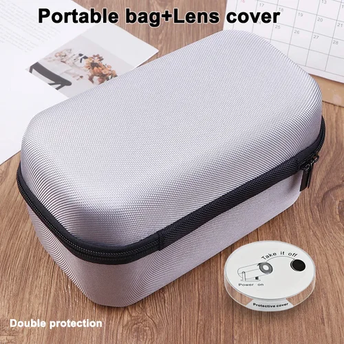 Imagen 2 del producto Estuche de almacenamiento DITONG, bolsa de viaje para proyector Magcubic HY300, bolsas de transporte protectoras para proyector HY300Pro hy300plus