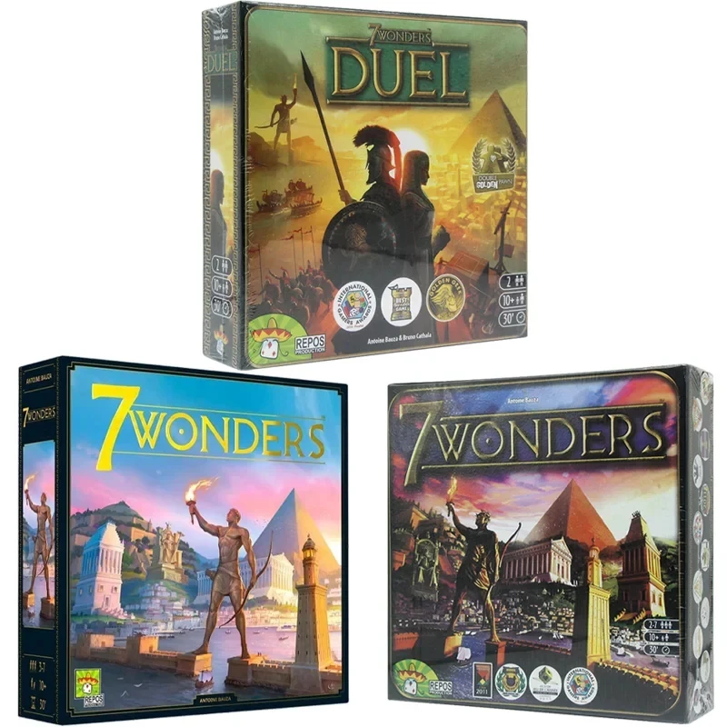 

Board Games 7 Wonders Basic Duel English Version Card Camping Reunion Interactive Theme Party Dobble Multiplayer Games Toy Gifts