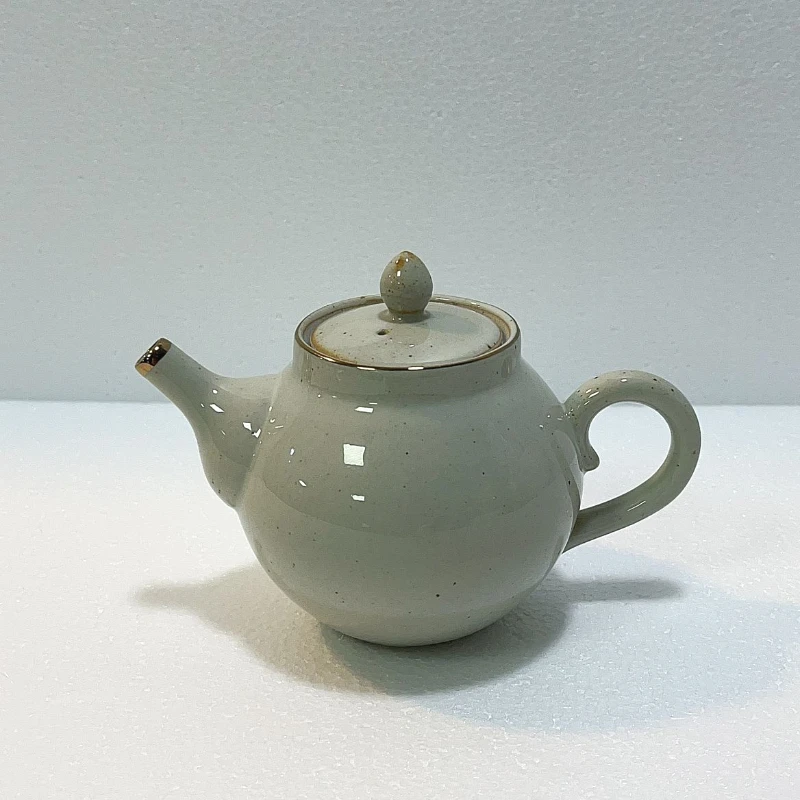 150ml Retro Kiln Change Coarse Pottery Tea Pot Handmade Filter Beauty Tea Kettle Household Drinkware Tea Ceremony Accessories