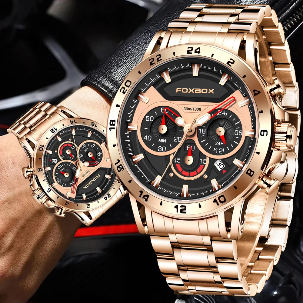 

LIGE Relogio Masculino Mens Watches Top Brand Luxury Famous Men's Watch Fashion Casual Chronograph Military Quartz Wristwatch