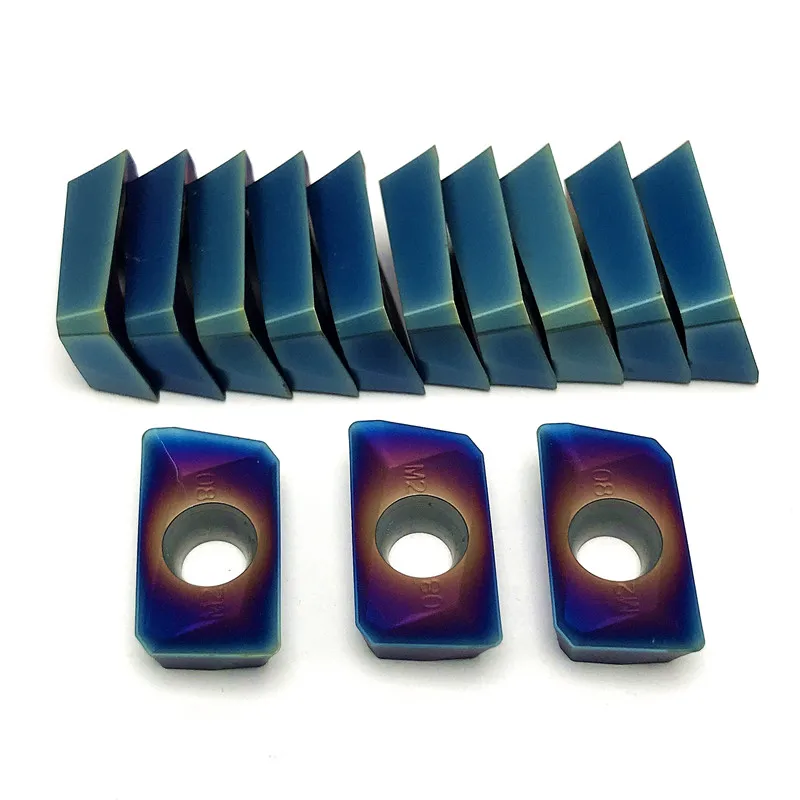 Inserto de carburo de fresado Indexable, herramienta de torneado de alta calidad, procesamiento de acero, insertos de fresado CNC, revestimiento Nano, APMT1604-M2/H2