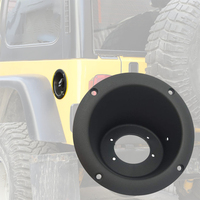 Fuel Gas Tank Fuel Filler Neck Bezel for Jeep Wrangler TJ 1997 1998 1999 2000 2001 2002 2003-2006 Replaces 17742.02, 52127675AC