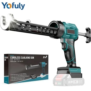 Electric Caulking Gun for Makita 18V Battery Cordless Silicone Gun With LED Light Seal Sealant Tool for Filling, Sealing
