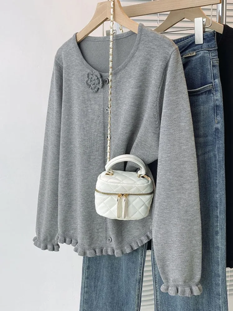 

Unique Beautiful Knitted Sweater Women's Autumn Winter Sle Slimming Design Cover Belly Base irt Casual Regular Fit Long S...