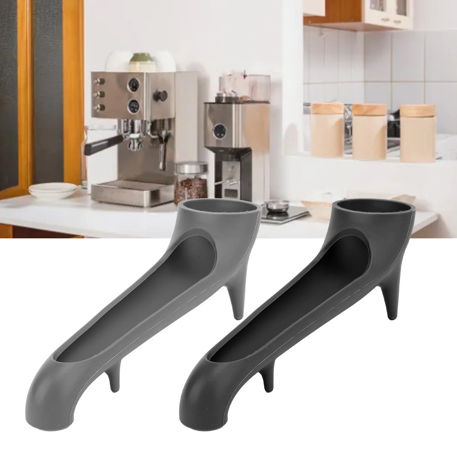 Boquilla de agua para cafetera, tanque de agua de silicona de calidad alimentaria, embudo de acceso rápido para accesorios de cafetera