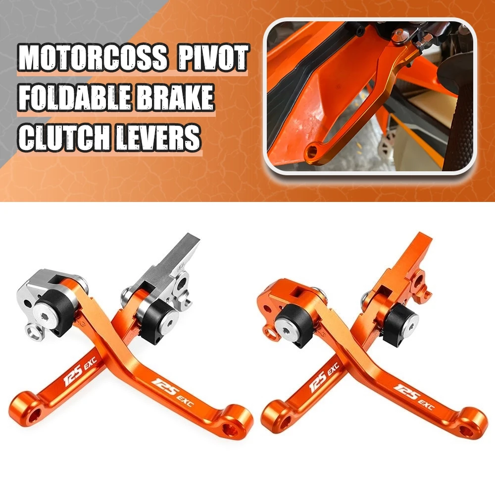 

Motocross Foldable Pivot Dirt Bike Brake Clutch Levers Cable Lever Handle For KTM 125EXC 2004 2005 2006-2008 EXC 125 2009-2016