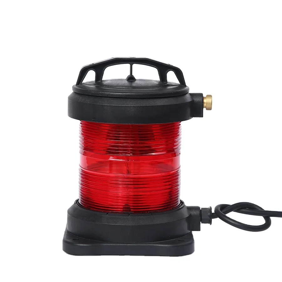 

Red Flashing Light CXH14 PC Materials All Round Red Signal Light For Cargo Ships