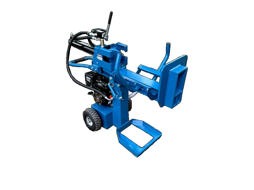 BISON New 7HP Operated Log Splitter Portable Electric Firewood Cutter 15Ton 350mm Cutting Diameter Chips Zhejiang