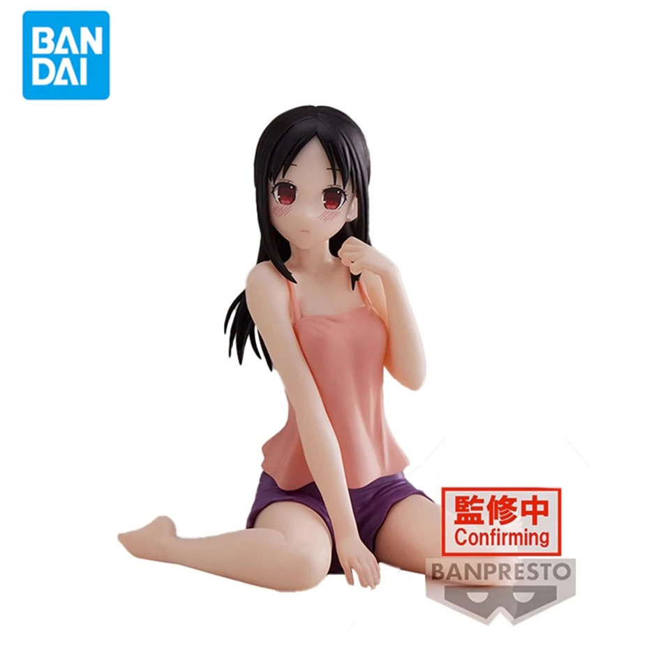 Original Genuine Banpresto Relax Time Miss Kaguya Wants Me To Confess 10cm Shinomiya Kaguya Anime Action PVC Model Toys Gifts