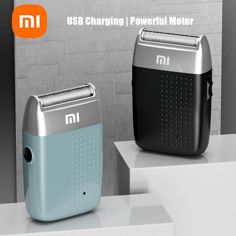 Xiaomi-男性用電気ひげトリマー,ポータブルバリカン,充電式シェービングマシン