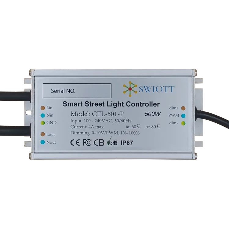 

CTL501PD DALI LoraMesh Single Lamp Controller Motion Sensor Street Lighting Control System Smart Street Light Controller