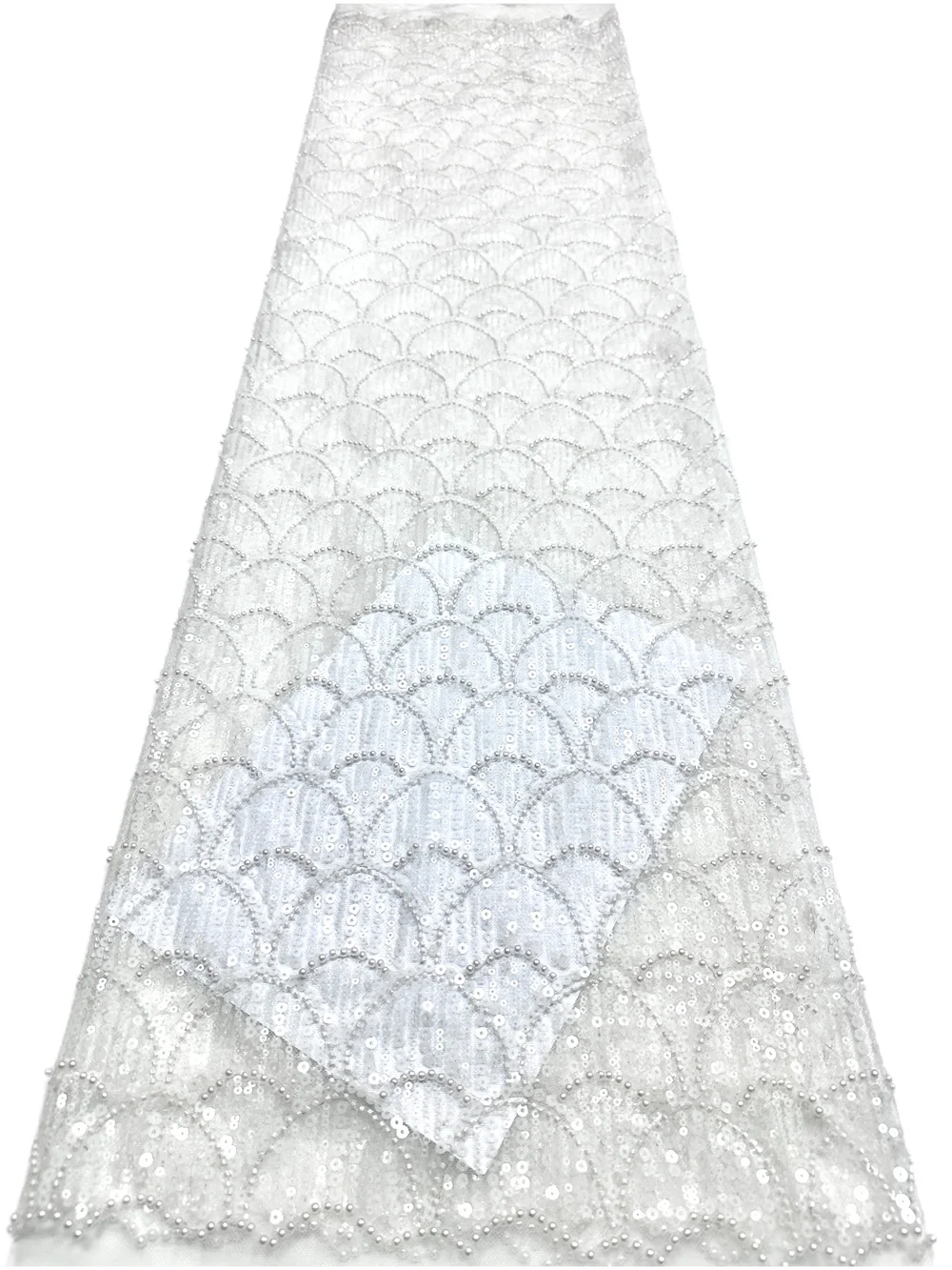 

Оптовая продажа: Африканское кружево с пайетками, французская вышивка, 2026, высококачественное роскошное свадебное кружево с тяжелой вышивкой бисером, 5 ярдов, для платья