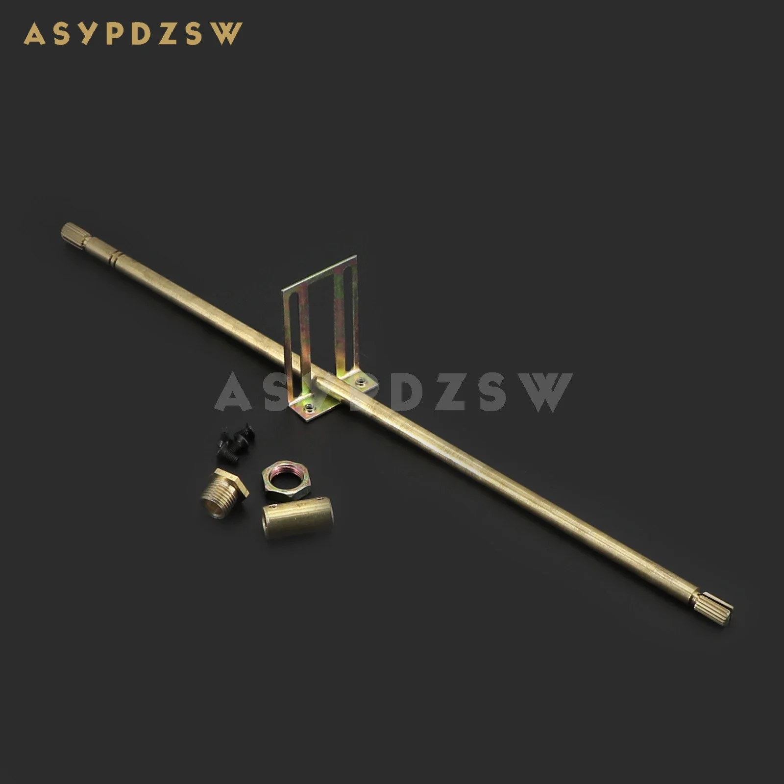 ASYPDZSW Brass 260mm Volume potentiometer Extension rod Audio connecting rod Extension shaft