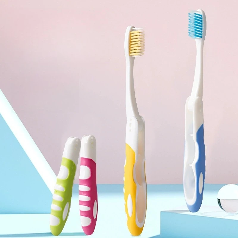 1/2/5pcs Portable Foldable Travel Camping Toothbrush Mini Travel Toothbrush Tooth Oral Cleaning Tools