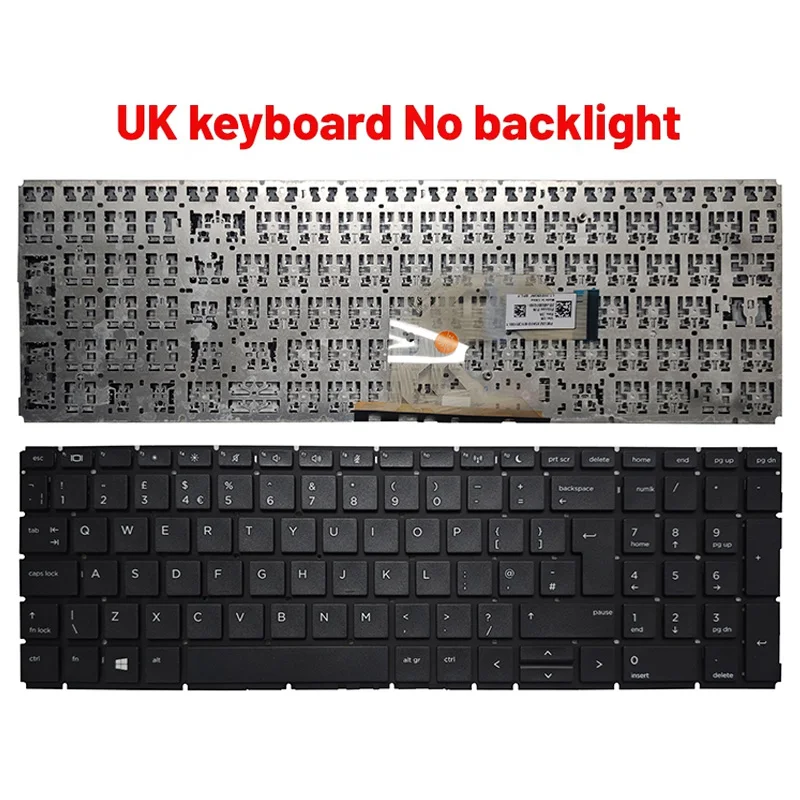 HP Probook 노트북 키보드, 러시아어, US, UK, 스페인어, 라틴어, 450 G6 455 G6 455R G6 450 G7 455 G7 455R G7 용, 신제품