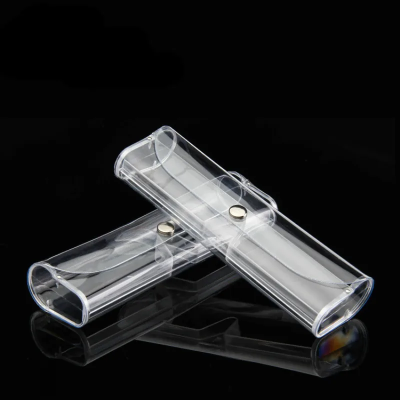 Simple and Stylish Portable Transparent Shell Case Protector Box for Clip-on Flip-up Lens Glasses Sales Eyeglass Case