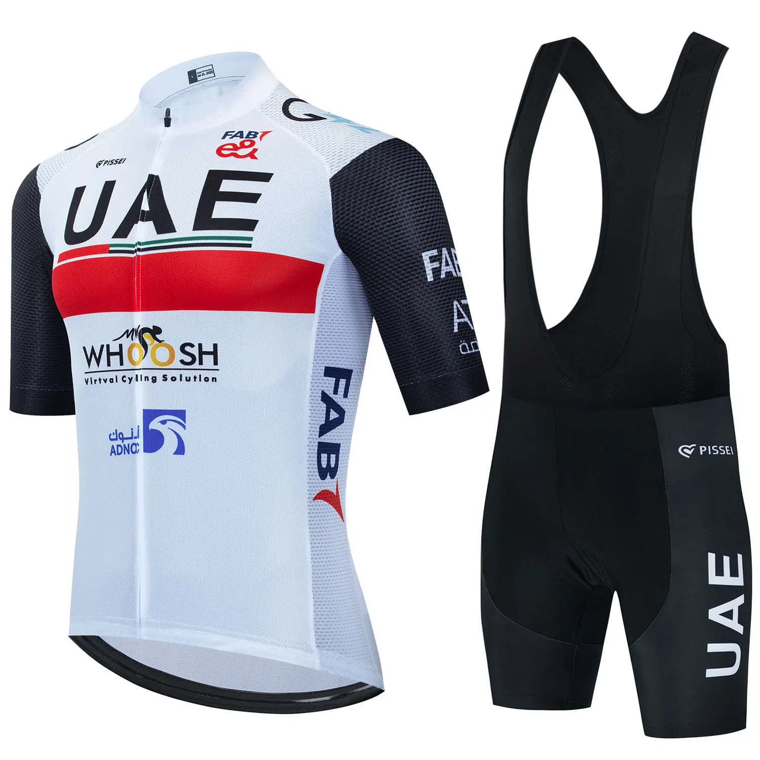 

2024 комплект велосипедной одежды ОАЭ, летняя одежда для велоспорта с коротким рукавом, мужские рубашки для горных и дорожных велосипедов, костюм, велосипедные шорты с нагрудником
