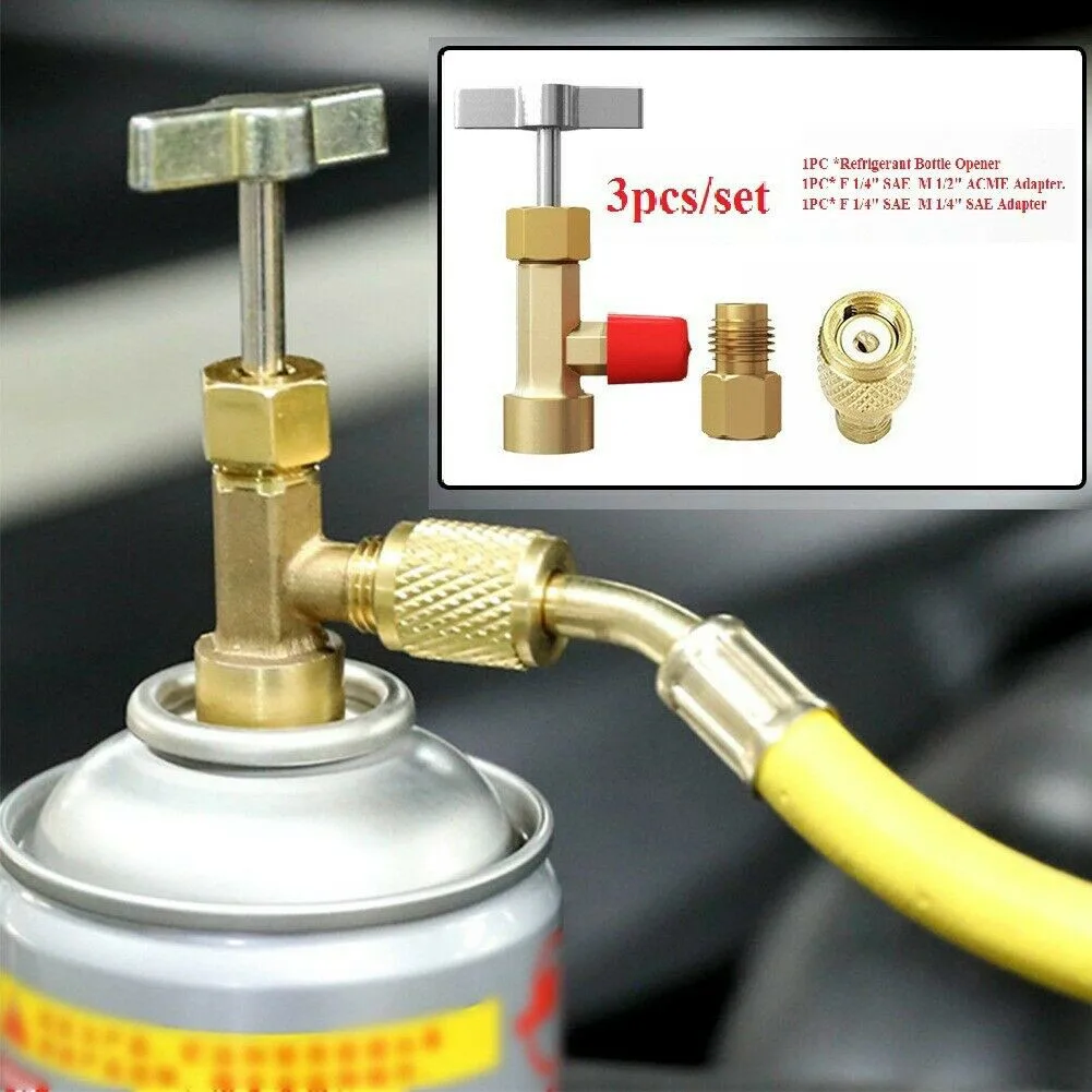 Get the Job Done Right with this Ergonomic R134A Adapter Set for Car Service Professionals and DIY Enthusiasts