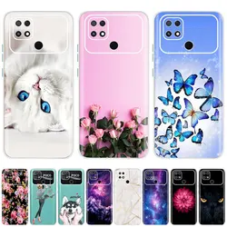 Poco C40 Case 6.71 inch Soft Silicone Phone Cover For Xiaomi Poco C40 Xiomi PocoC40 Back Cover Transparent Shockproof Bumper