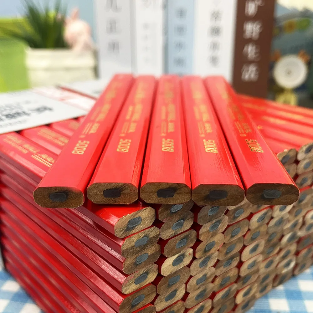 1/5/10 قطعة قلم نجار سميك الأساسية قلم أسود خاص بمناسبة القلم DIY بها بنفسك مع مقياس أداة النجار القلم القرطاسية بمناسبة القلم #3