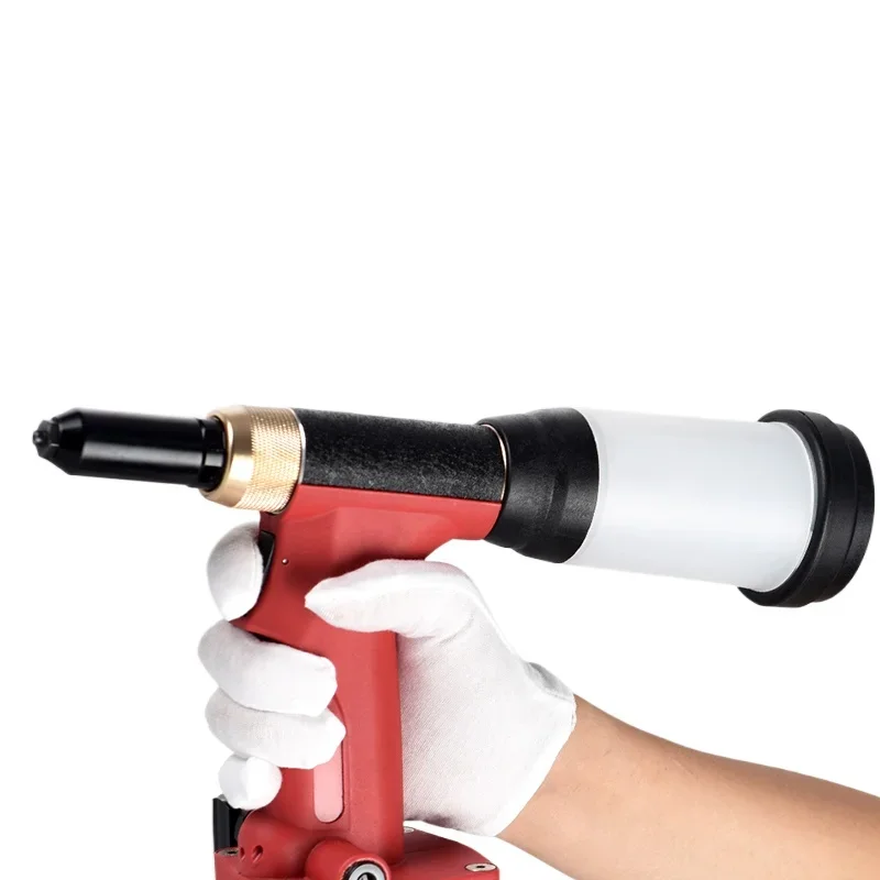 

Rivet gun Stainless steel industrial grade self-priming long and thin pointed nozzle small head core pulling nail gun