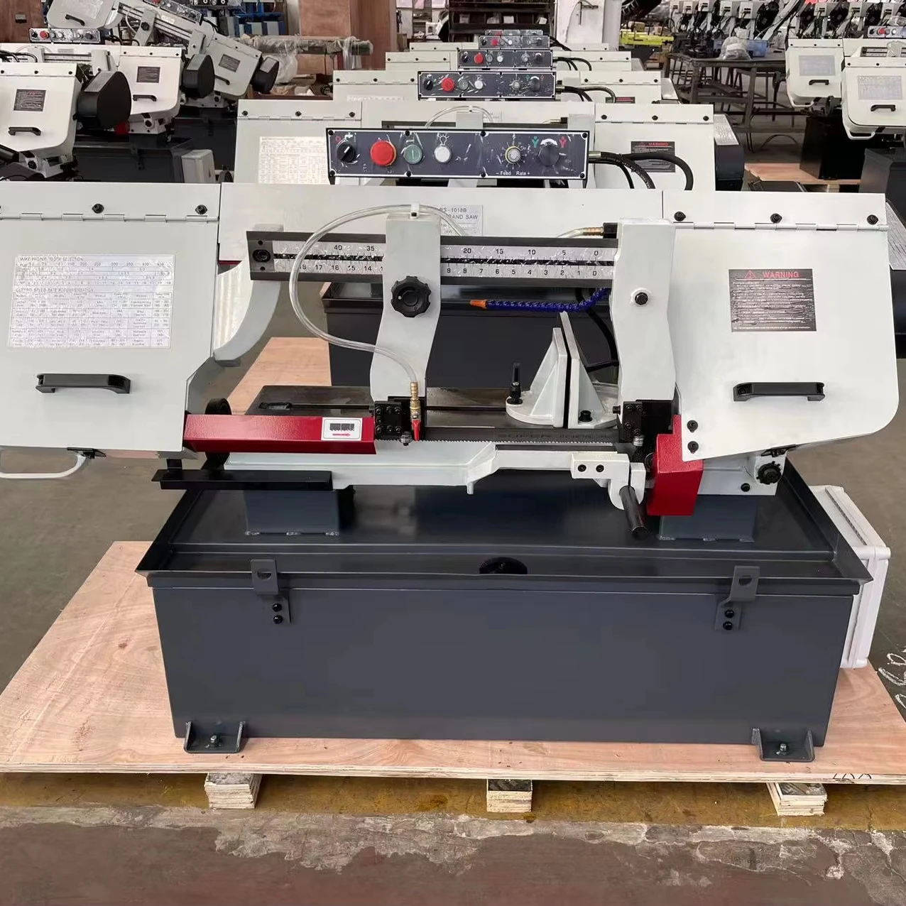 High Quality BS-1018B Horizontal Sawing Machine Metal Cutting Band Saw Machine