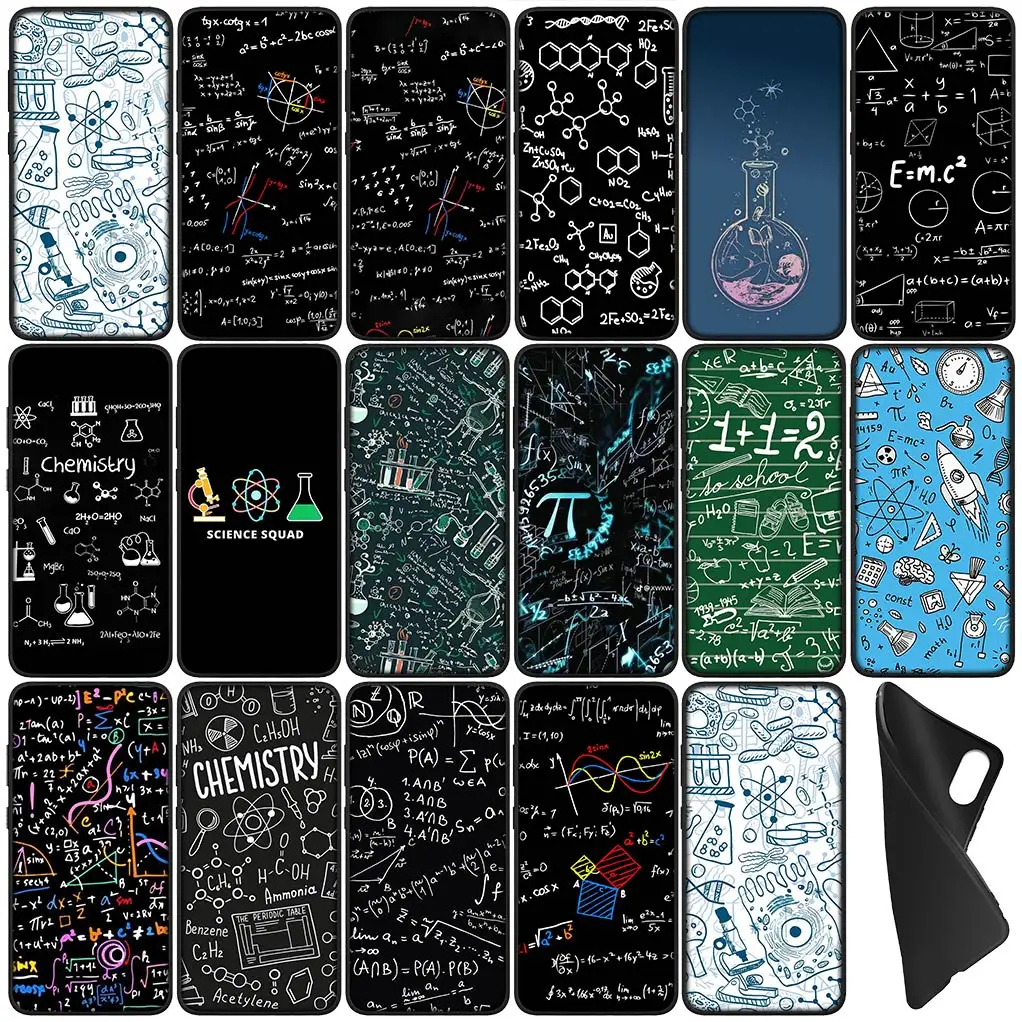 Chemical Maths Equation Formula Flexible Casing Phone Cover for Xiaomi Poco C65 X3 NFC GT X4 M4 M6 Pro F3 GT Redmi 13C 14C Case