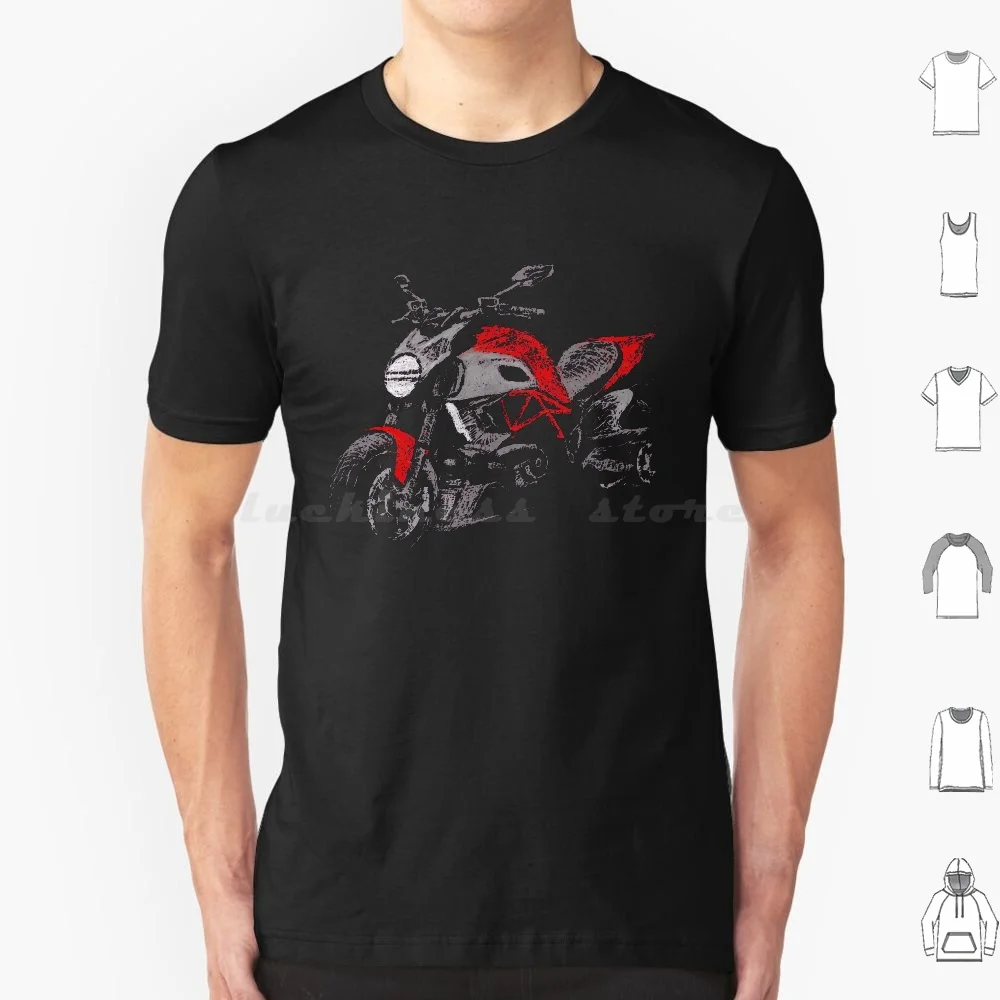 Diavel T Shirt Cotton Men Women Diy Print Diavel Diavel Xdiavel Motorcycle Motorcycles Superbike Motorbike Supersport Sportbike