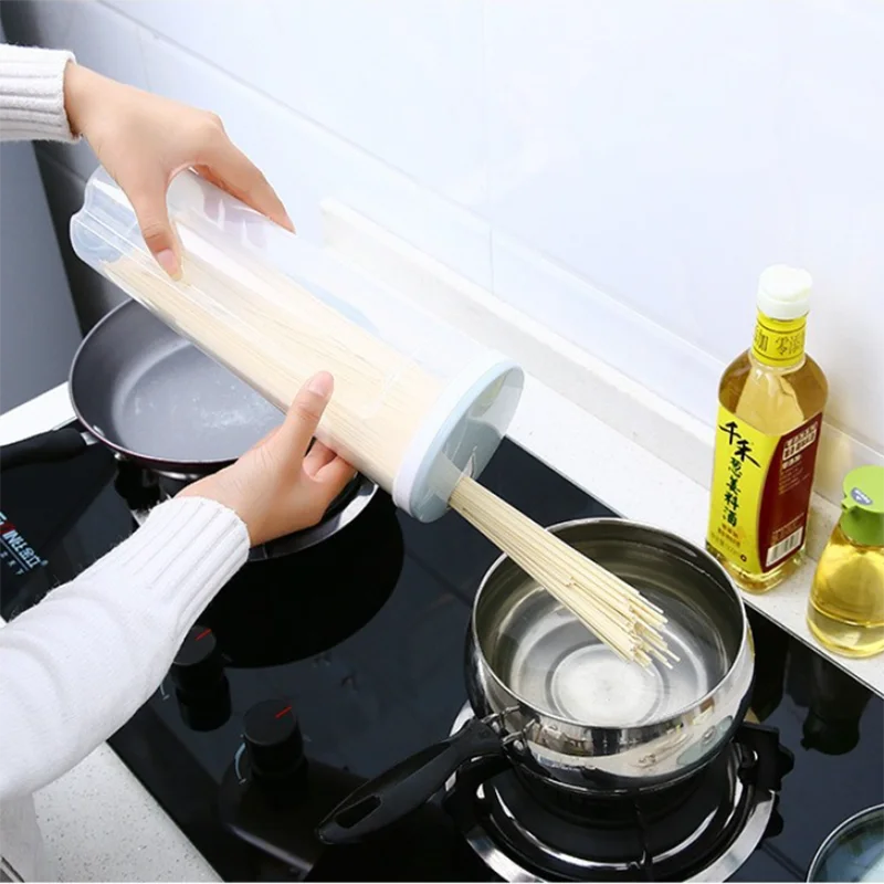 Noodles Sealed Can Kitchen Accessories Food Grade Plastic Kitchen Storage Organizer Quantitative Divided Can Storage Box