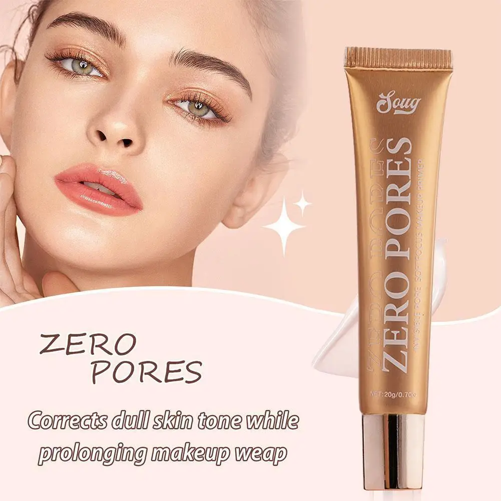 Face Makeup Base Poreless Primer 20ml Lightweight Matte Finish Oil-Control Foundation Primer Cosmetics