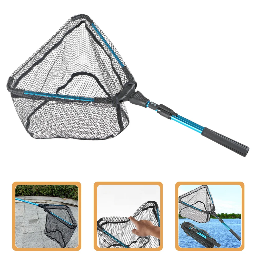 

Portable Fishing Net Large Capacity Foldable Fish Catching Tool For Freshwater Saltwater River Lake Camping Fishing Nets