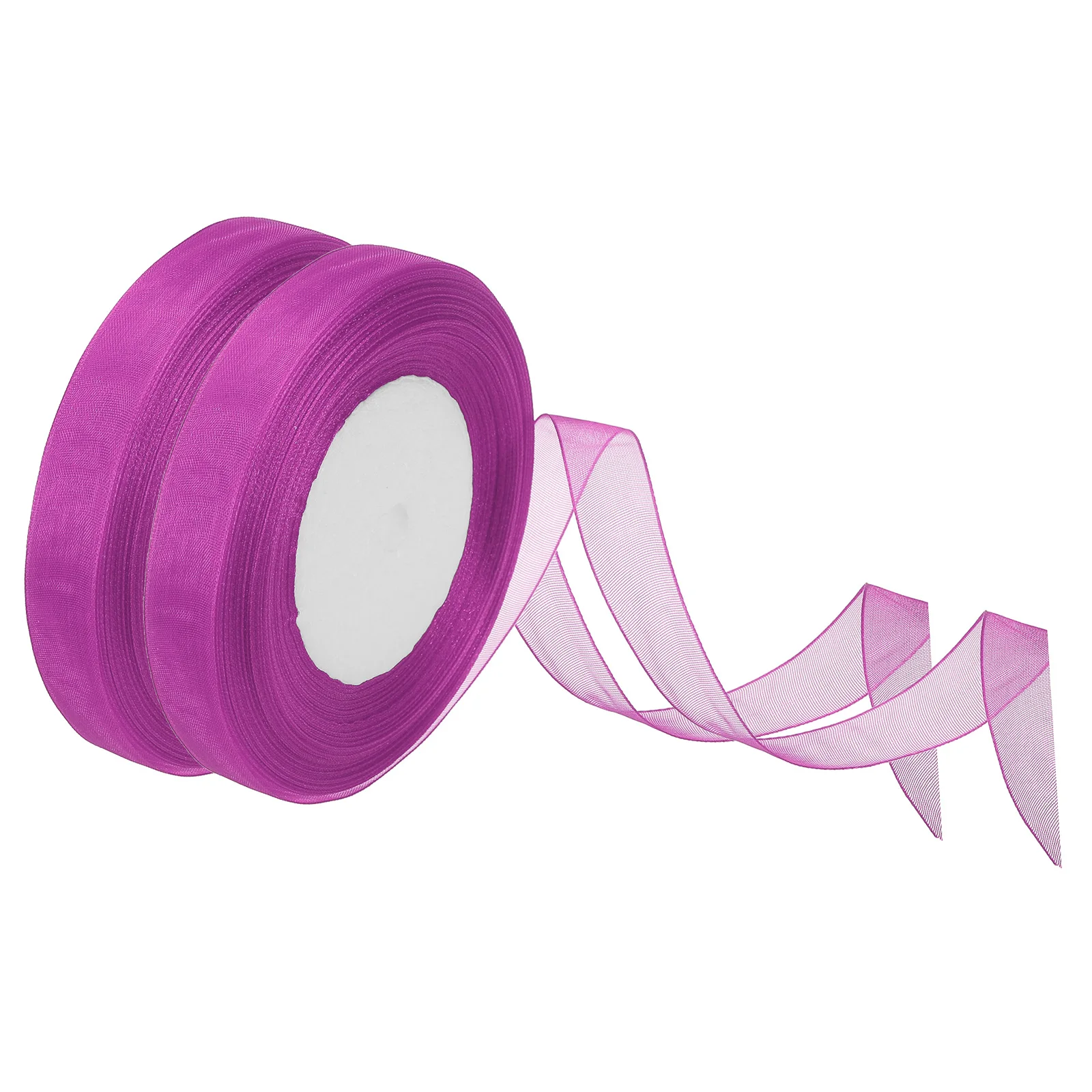 

Organza Ribbon 100 Yard Gift Wrapping Ribbon for Bouquet Cake Invitations Card Decoration Home Decoration (50Yard/Roll) 0.6Inch
