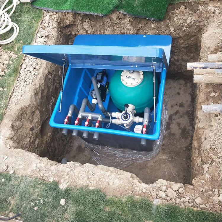 Swimming Pool Automatic In-ground Unit High-flow Circulation Filtration System for Villa Pools Intelligent Backwash