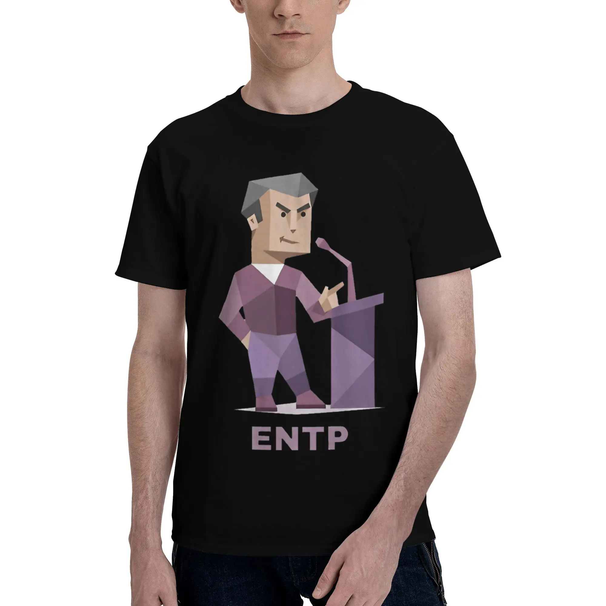 Mens Womens ENTP mbti myers-briggs peronality Shirt Cotton Graphic Printed T-Shirt MBTI 16 Personalities  Clothing Outfits