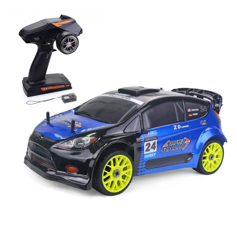 ZD Racing Rally 1/8 4WD RC Car Brushless de alta velocidade 80 km/h Simulação Flat Run Rally Controle Remoto Modelo de veículo elétrico Brinquedo