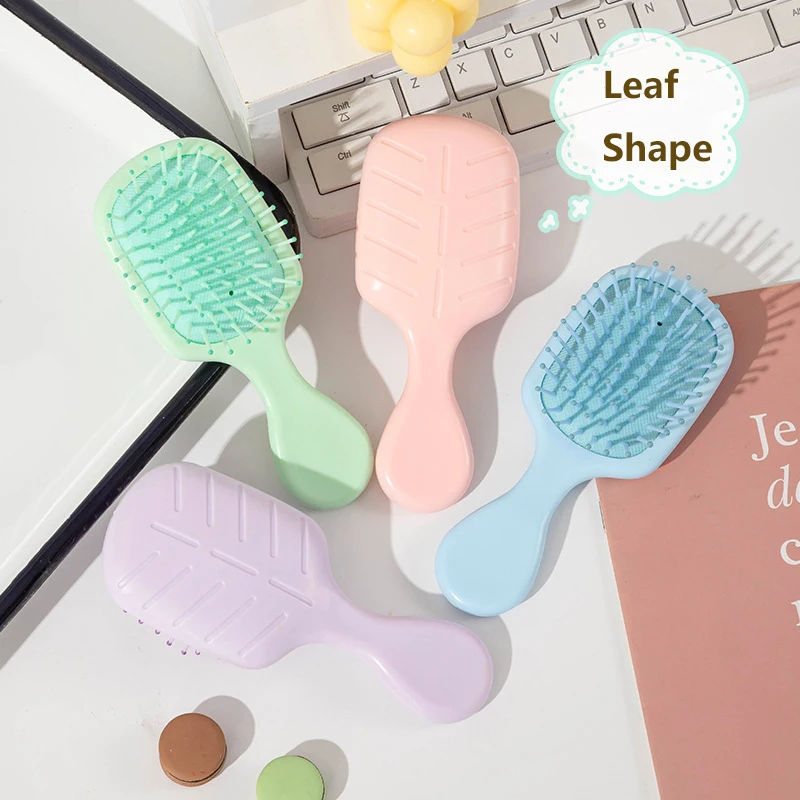 Macaron Color Air Cushion Comb Anti Static Airbag Comb Portable Mini Hair Brush Massage Styling Tool Home Travel Kids Women Gift