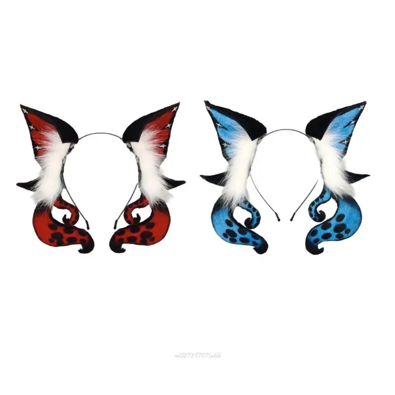 

X5XA креативная повязка на голову с ушками мифологического зверя для тематических вечеринок и костюма в стиле фэнтези, костюм