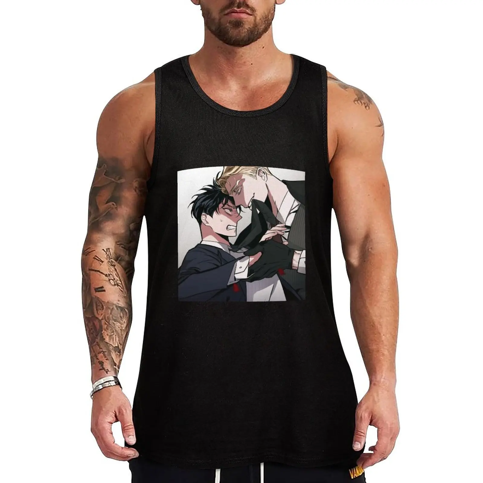 Roses and Champagne Tank Top gym for men Men's gym articles