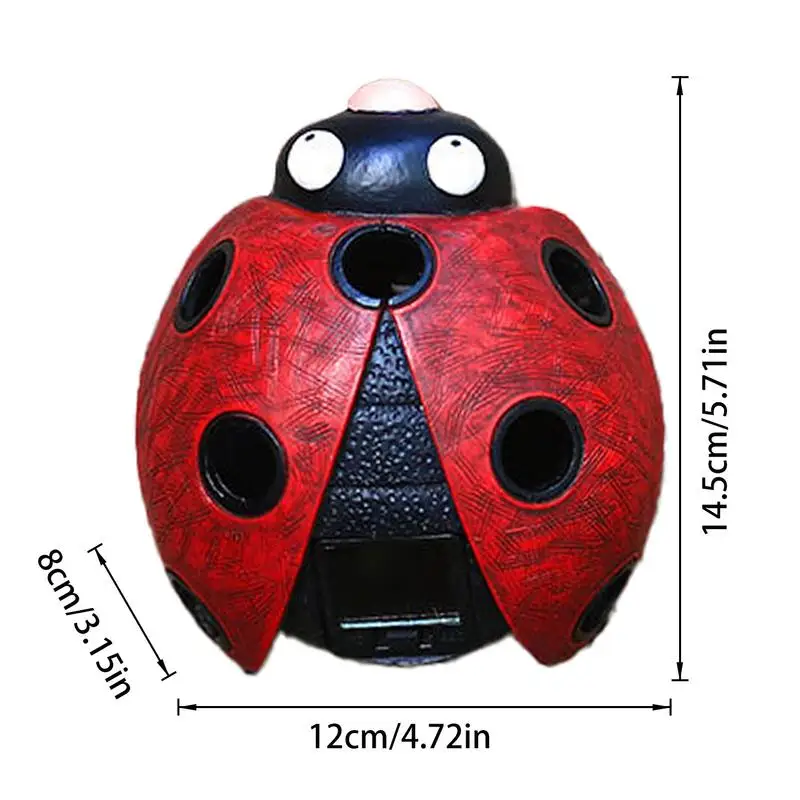 Solar Ladybug Garden Decor Outdoor Solar Lights Solar Light For Outside Garden Waterproof Tabletop Lanterns For Outside Patio