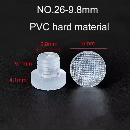 10/20pcs Round PVC Furniture Foot Nail Rubber Glide Nail Office Table Chair Leg Floor Protector Round Sliding Disc Noise Killer - Image 27